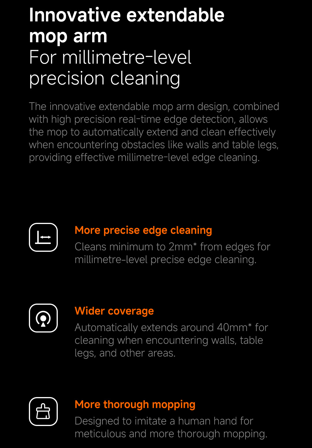 [NEW]Xiaomi Robot Vacuum X20 Max 8000Pa/Extendable mop arm/haircutting