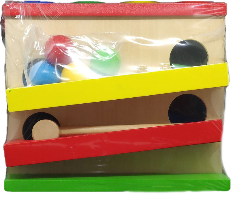 Wooden Ladder Knock Ball vs Pounding Bench Knock Ball Play Toys For ...