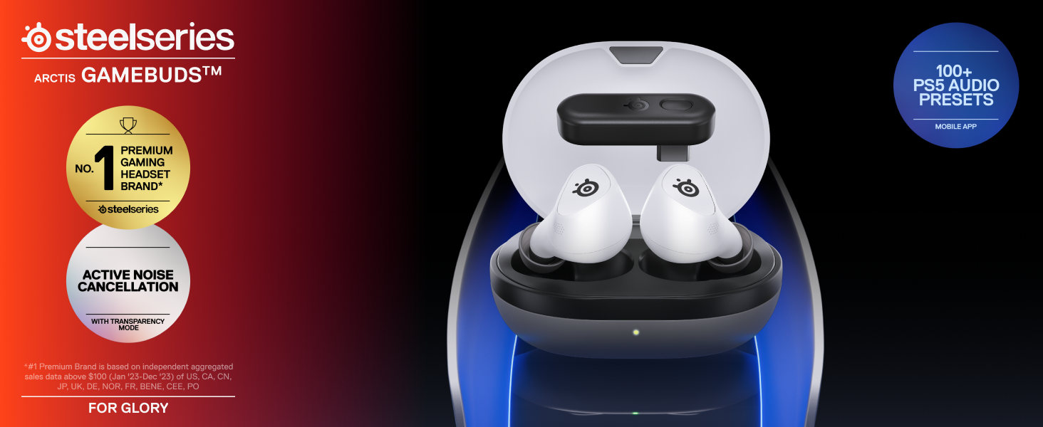 Gaming Ear Buds SteelSeries Arctis GameBuds For PlayStation