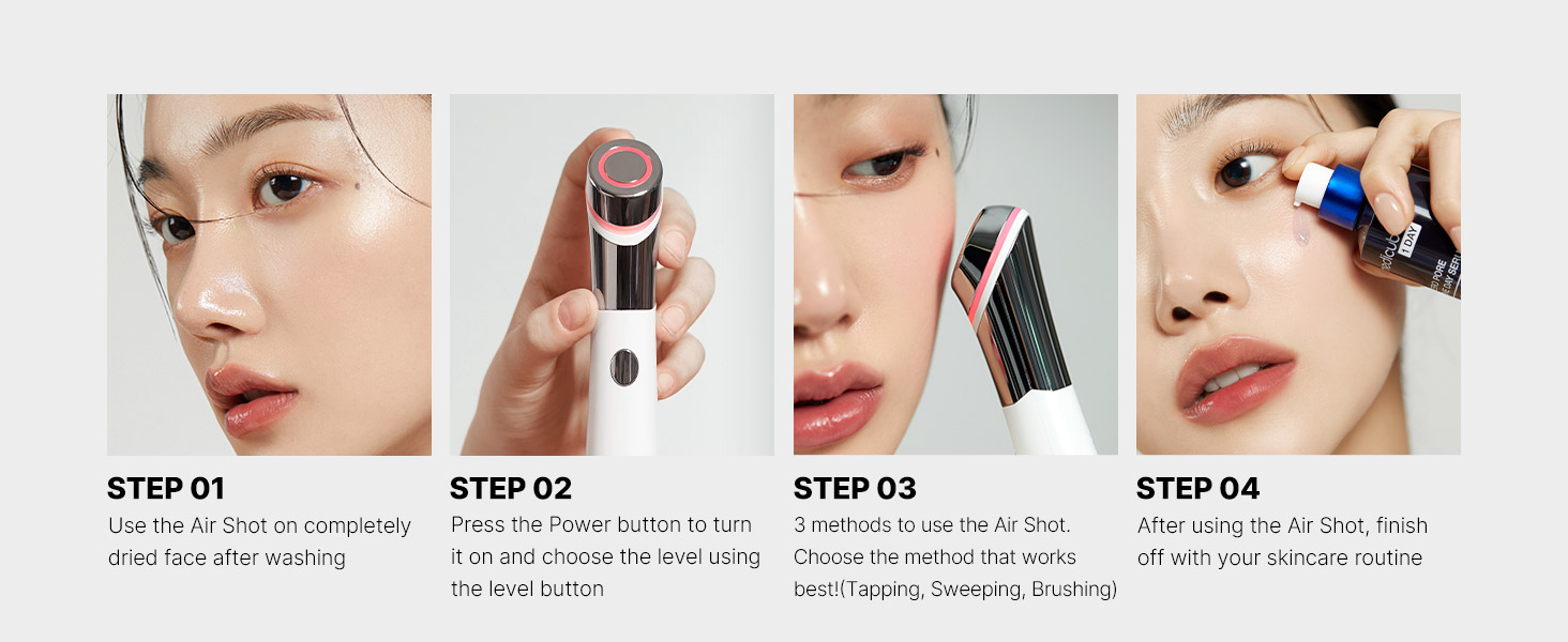 [11 FREE GIFTS] Medicube Age-R Ats Air Shot Beauty Tools Derma Roller ...