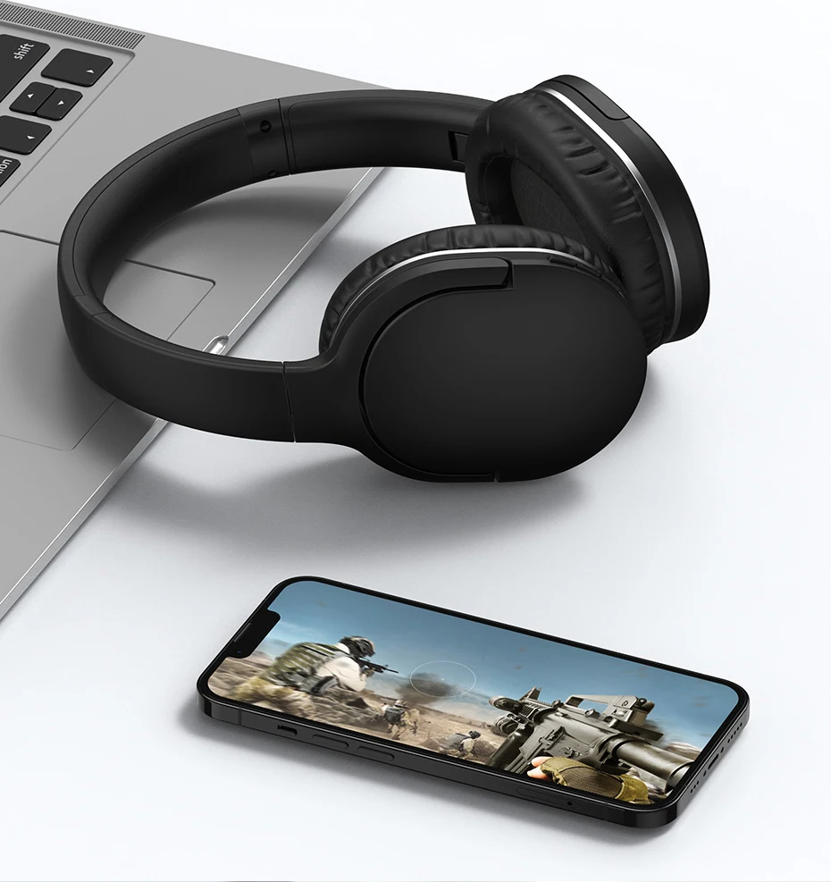 Baseus D02 Pro Bluetooth Earphones Stereo Wireless 5.3 HIFI Foldable ...