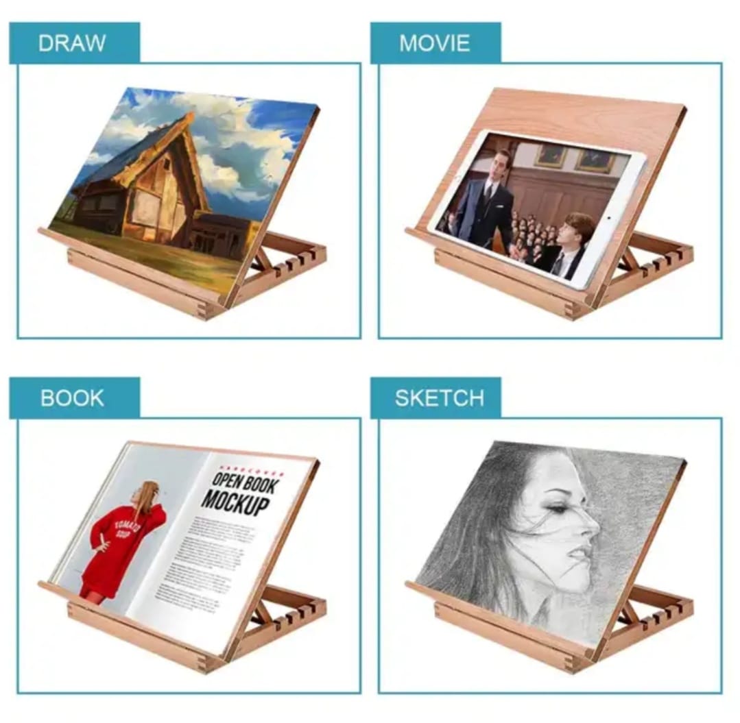 Foldable Drawing Board A2 Easel Table With Support A3 Sketching Board ...