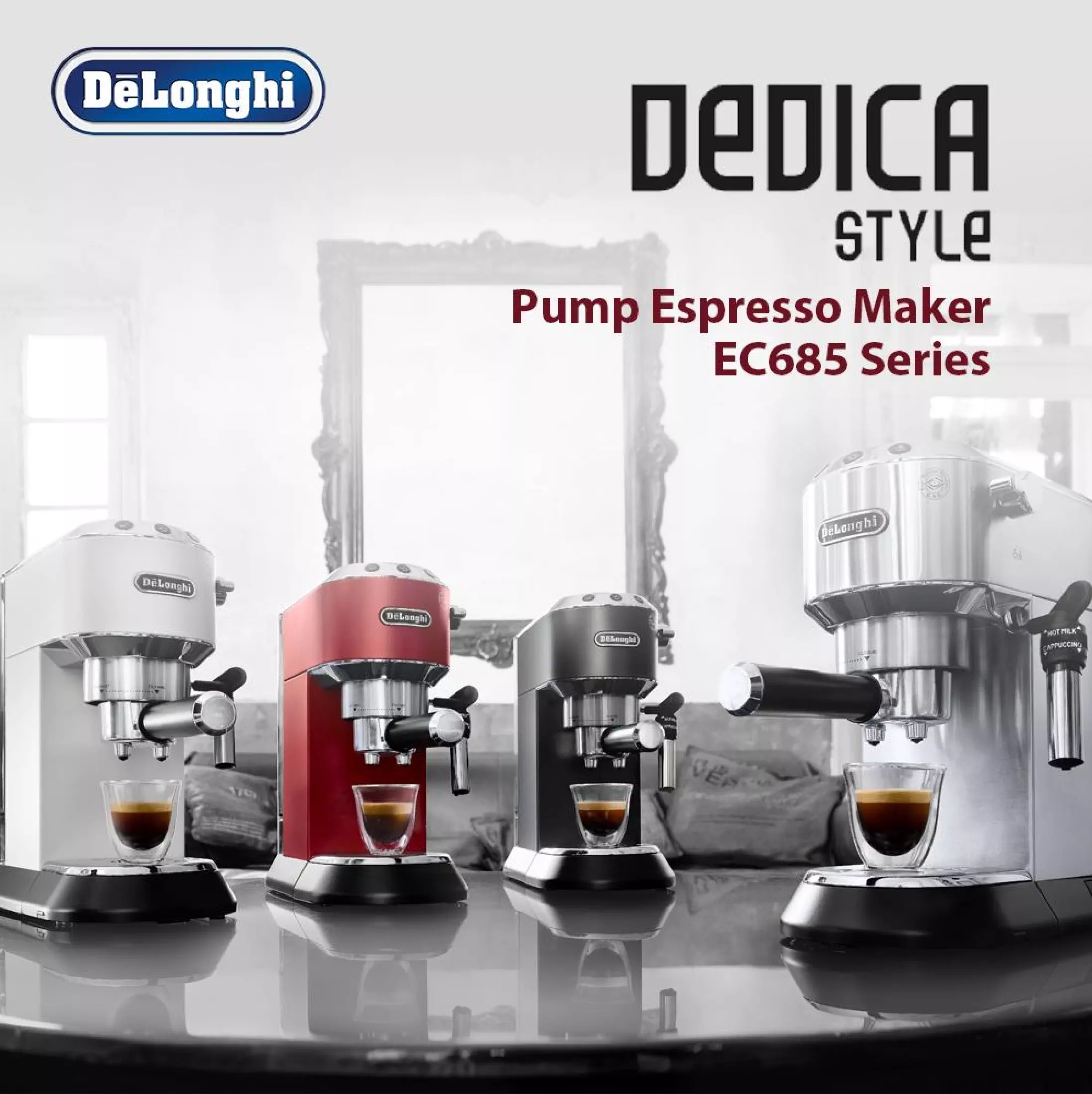 DeLonghi Dedica Style EC685R Pump CM (Red) EC685 | Shopee Malaysia