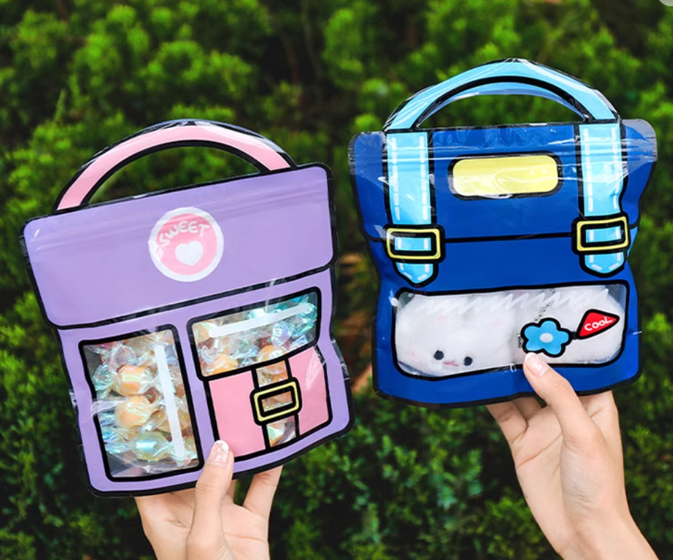 Birthday Party backpack gift bag candy School Bag Zip lock Zipper Bag ...