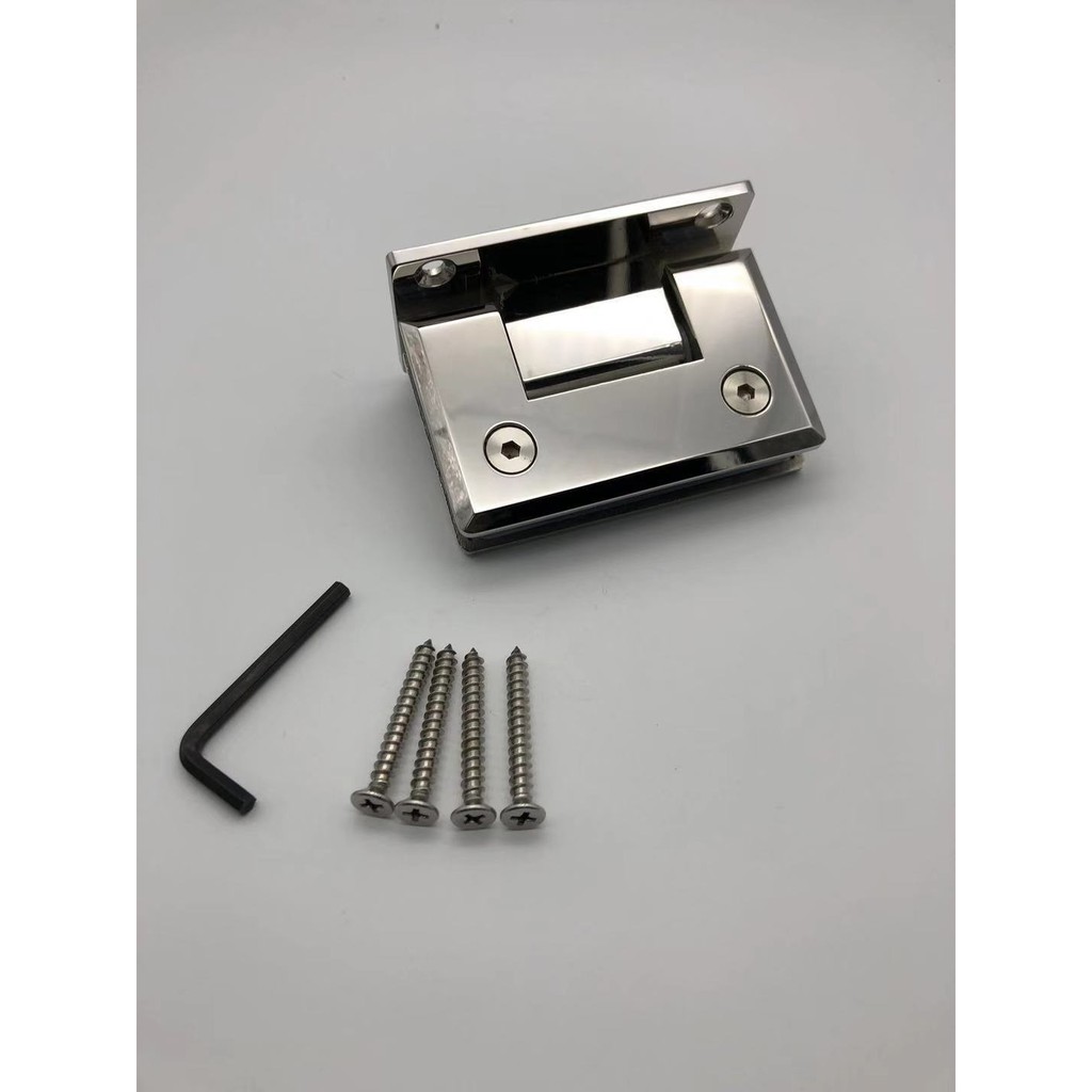 Shower Hinge Wall Glass Bathroom Clip Pintu Kaca engsel clip 浴室夹 ...