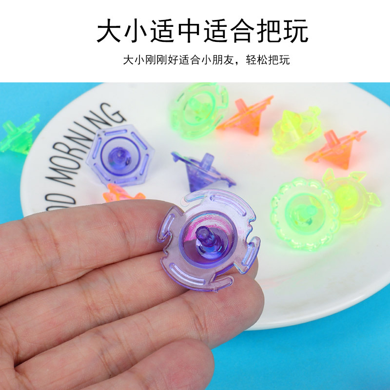 Kids Lace Spinning Top Toys Plastic Colorful Fidget Spinner Montessori ...