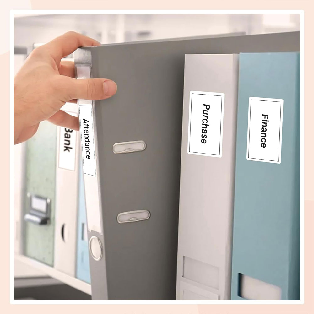 NIIMBOT B1/B21/B3S Folder labels, fixed asset file box side stickers ...