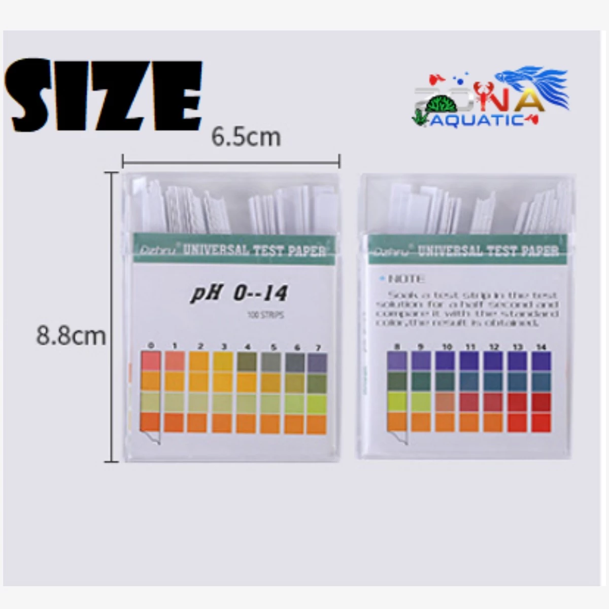READY STOCK | PH PAPER | 100 STRIPS | WIDE RANGE PH 0- 14 | UNIVERSAL ...