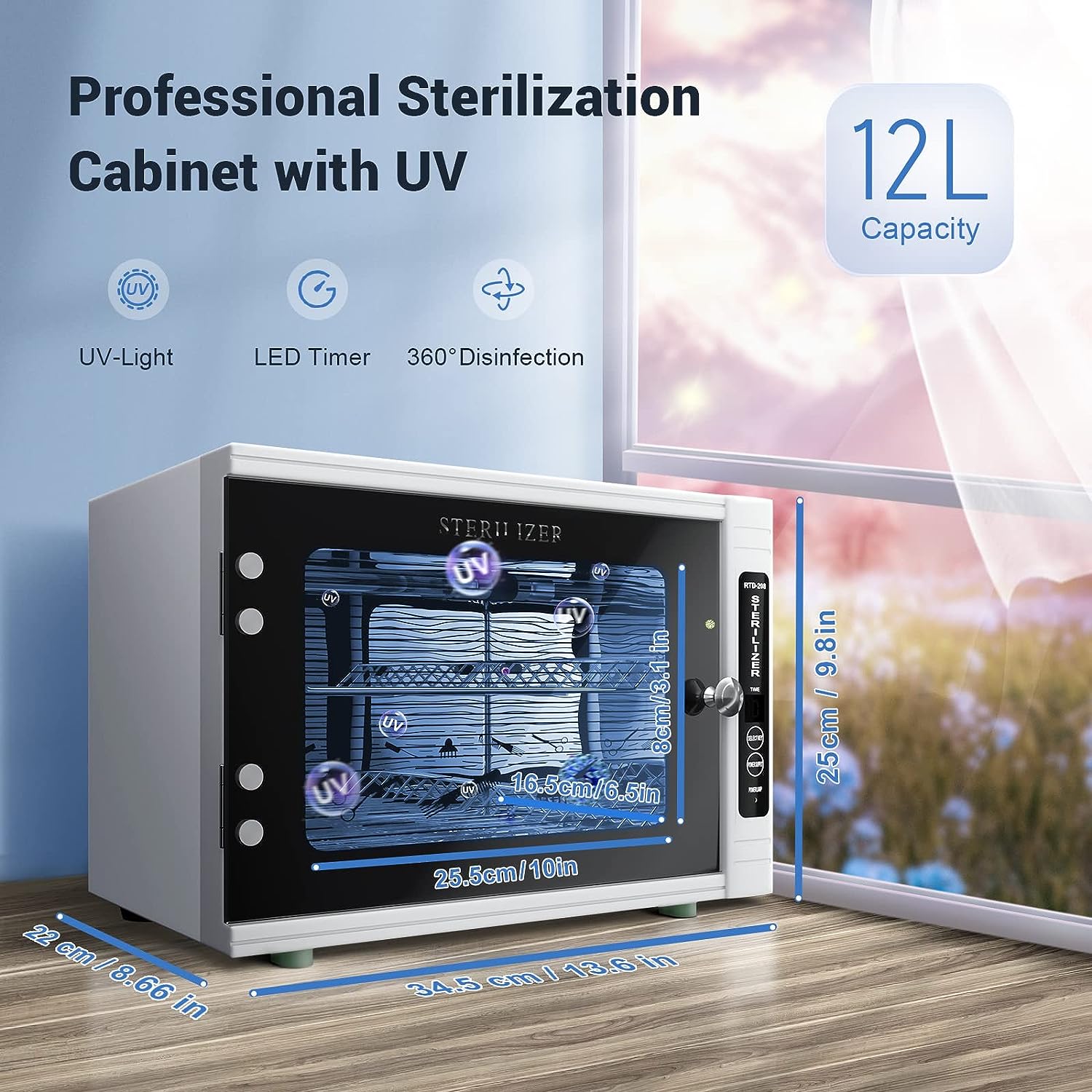 UV Sterilizer Baby Bottle Salon Beauty Nail Towel Tools Steriliser ...