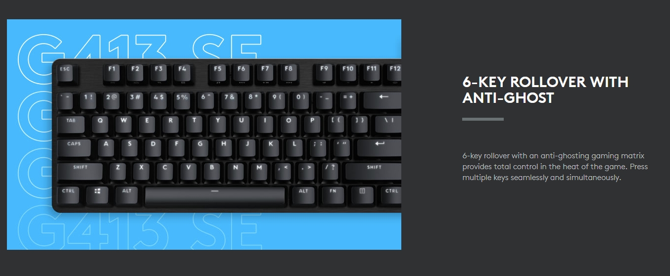 LOGITECH G413 SE / G413 TKL SE WIRED MECHANICAL GAMING KEYBOARD WITH ...