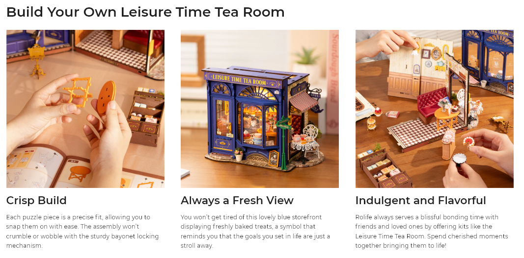 Ready Stock] Robotime Rolife 3D DIY Wooden Puzzle Miniature House Kit ...