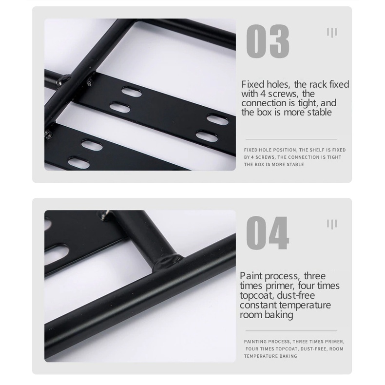COD Motorcycle Rack Delivery Grab Food Panda Bag Rack Motor Rack Bag ...