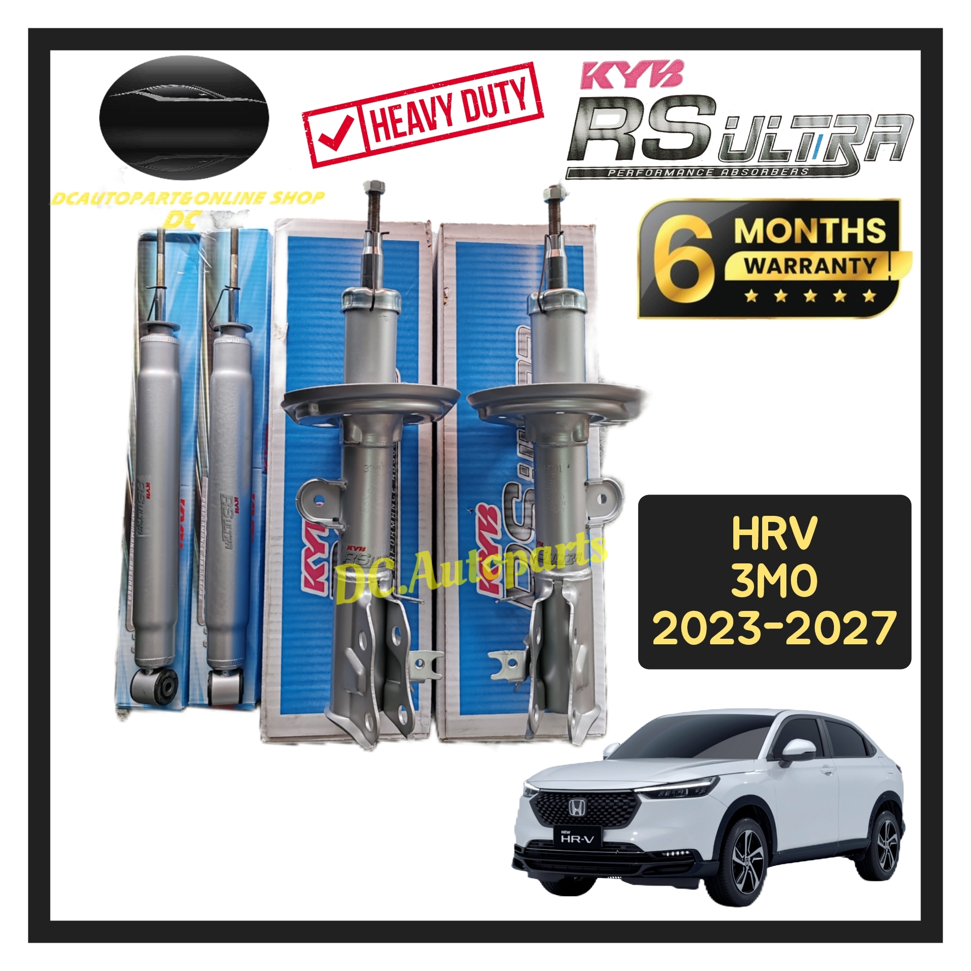 KYB RS ULTRA HEAVY DUTY ABSORBER HONDA HRV HR-V 3MO 2023-2027 FRONT OR ...