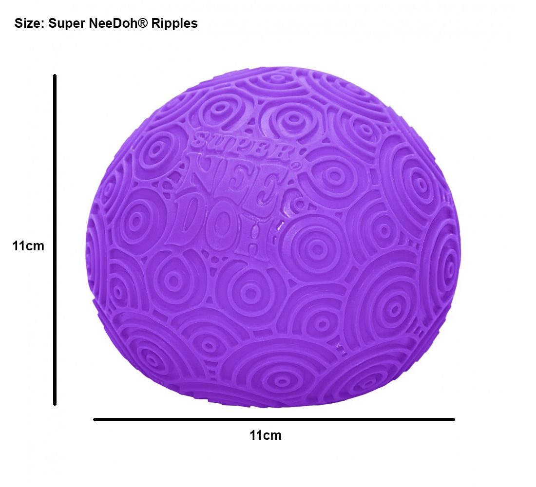 NeeDoh Super Ripples Supersized Textured NeeDoh Calming Destress Stress ...