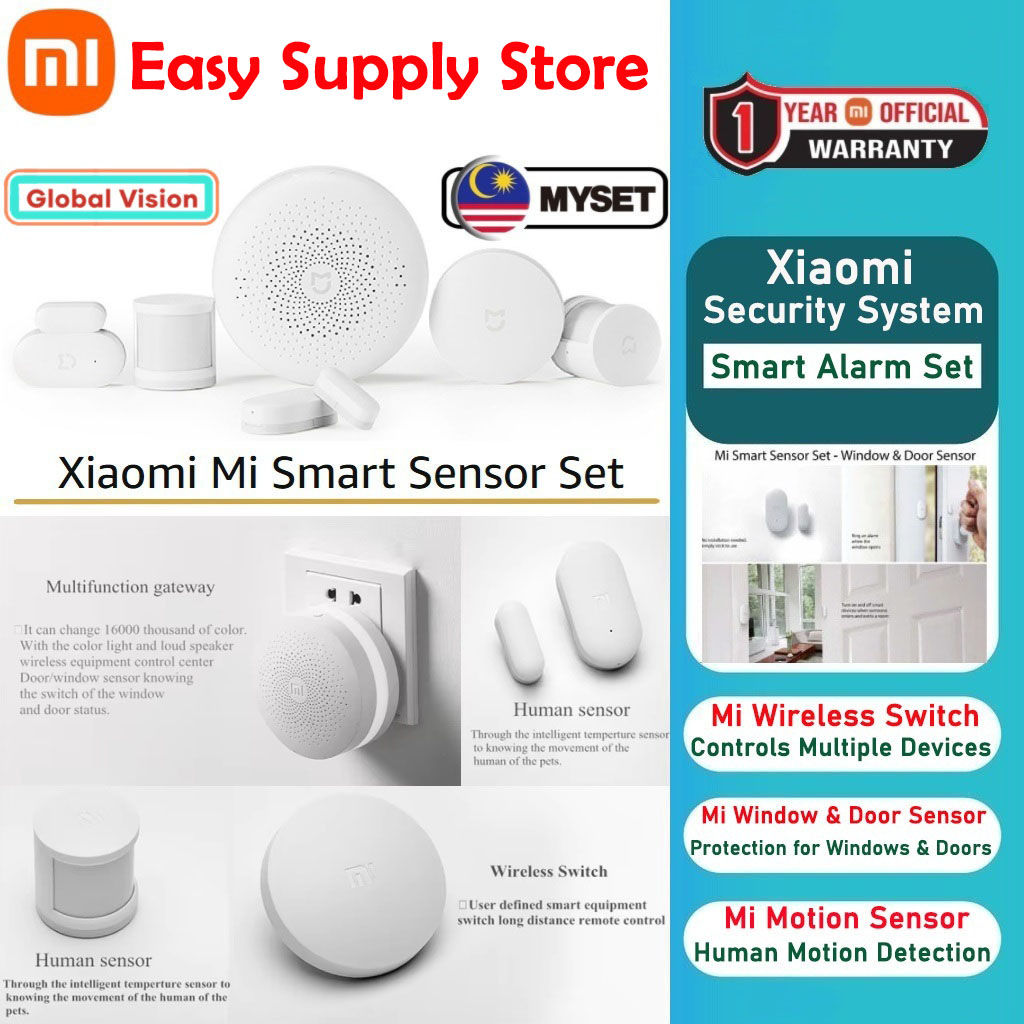 Xiaomi Smart Sensor Set Smart Home Control Hub | Door Window Human Body ...