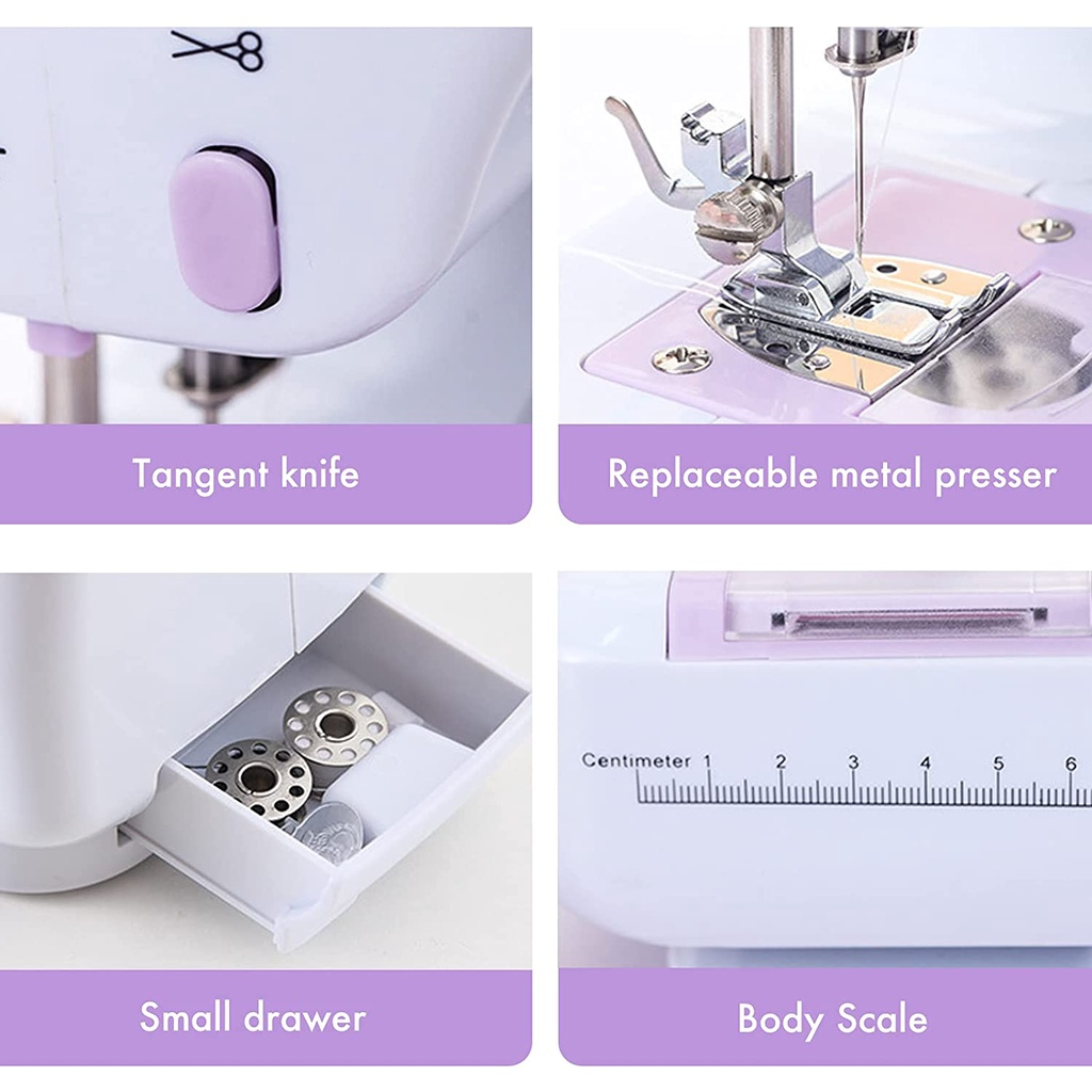 Multifunction Portable Desktop Electric Household Sewing Machine With