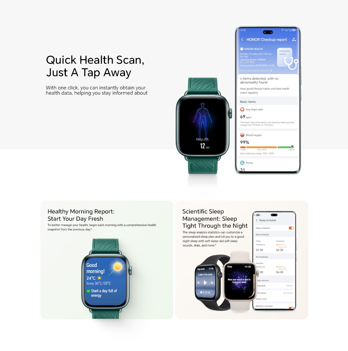 HONOR Watch 5 Smartwatch 15 Days Long Battery Life | Precise GPS ...