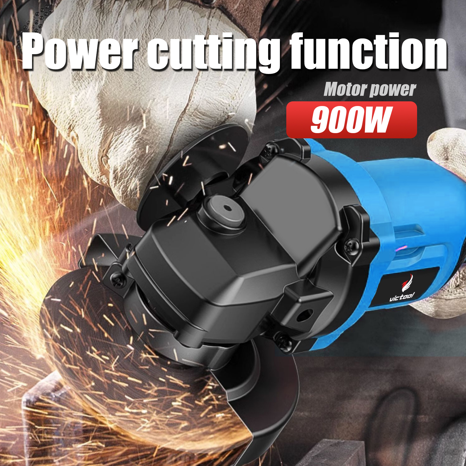 WilkTOOL Cordless Angle Grinder 900W Portable Grinder Cordless Heavy ...