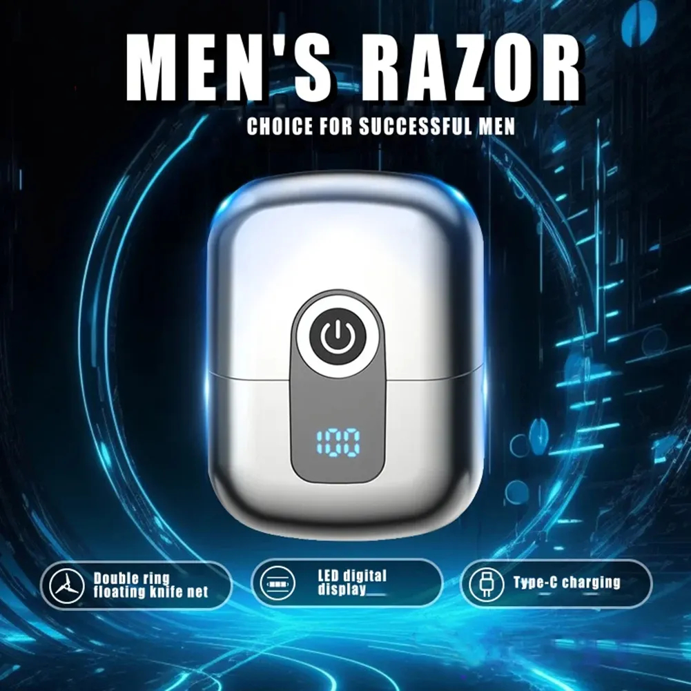 2026 Electric Shaver Floating Head Portable Shaver Full Body Washable ...