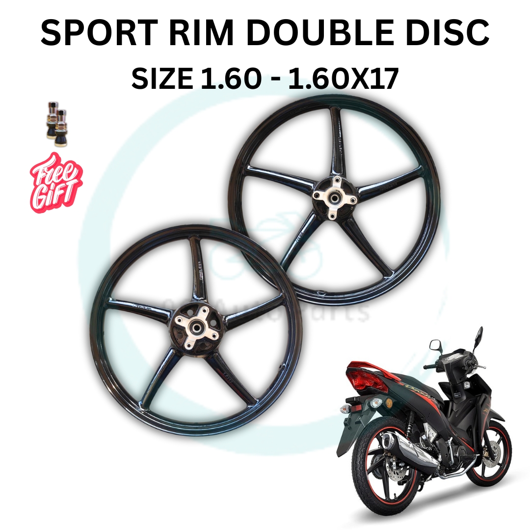 SPORT RIM SP522 DOUBLE DISC HONDA DASH 110 V2 DASH 110 FI DASH 125 FI ...
