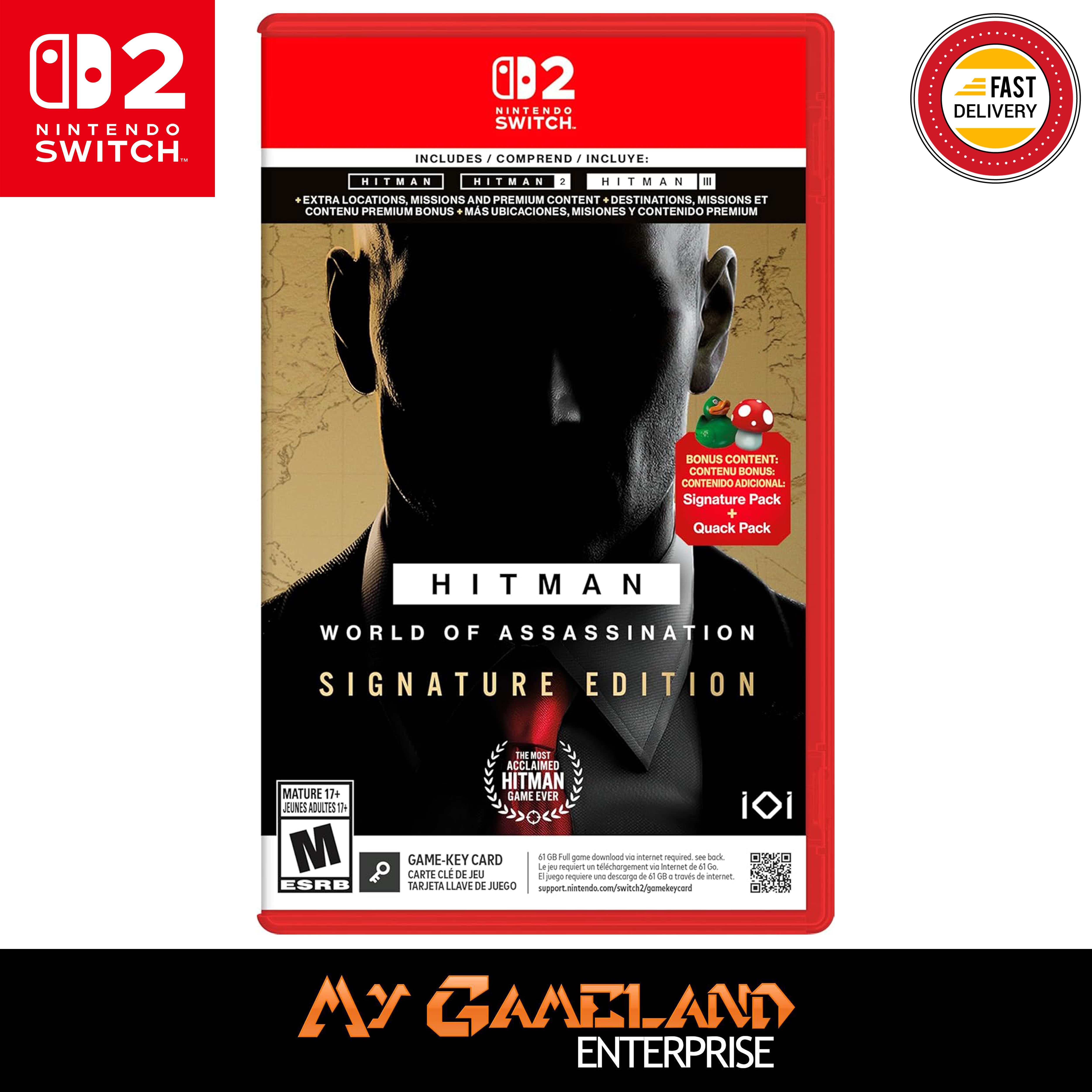 Nintendo Switch 2 Hitman World Of Association Signature Edition ...