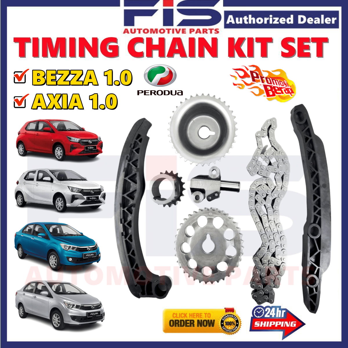 FIS Perodua Timing Chain Axia 1.0 Bezza 1.0 Timin Kereta | Shopee Malaysia