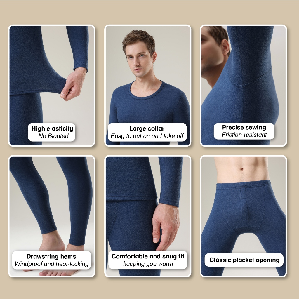 [Couple/Man/Woman] [Freegift] Winter Thermal Inner Wear, Keep Warm ...