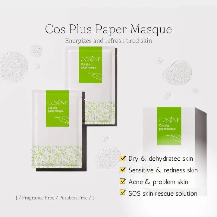 Girls.com COSINI Cos Plus Paper Masque 1 box 7pcs For All Skin Type ...