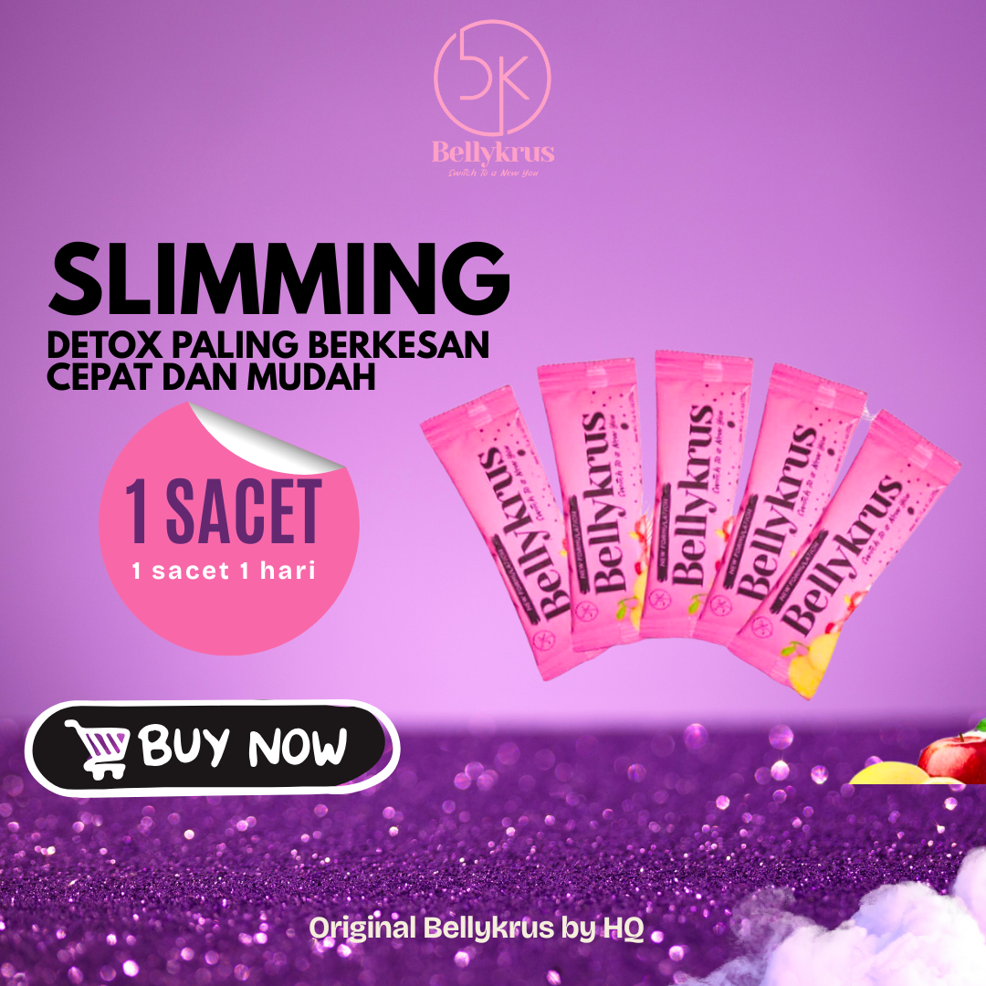 Bellykrus Jus Detox Fiber Set Percubaan for Weight Loss and Inchlos ...