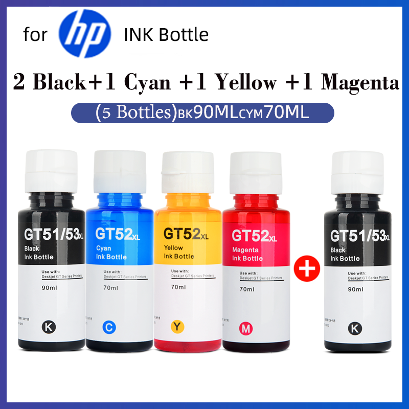 for HP GT53XL Ink 135ml GT52 Ink Black ink box HP Smart Tank 580 520 ...