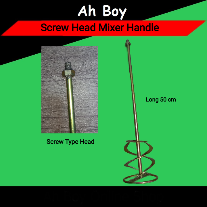 Screw Head Mixer Handle | Mud Tool | Cement Mixer Rotary Mixer Tools ...