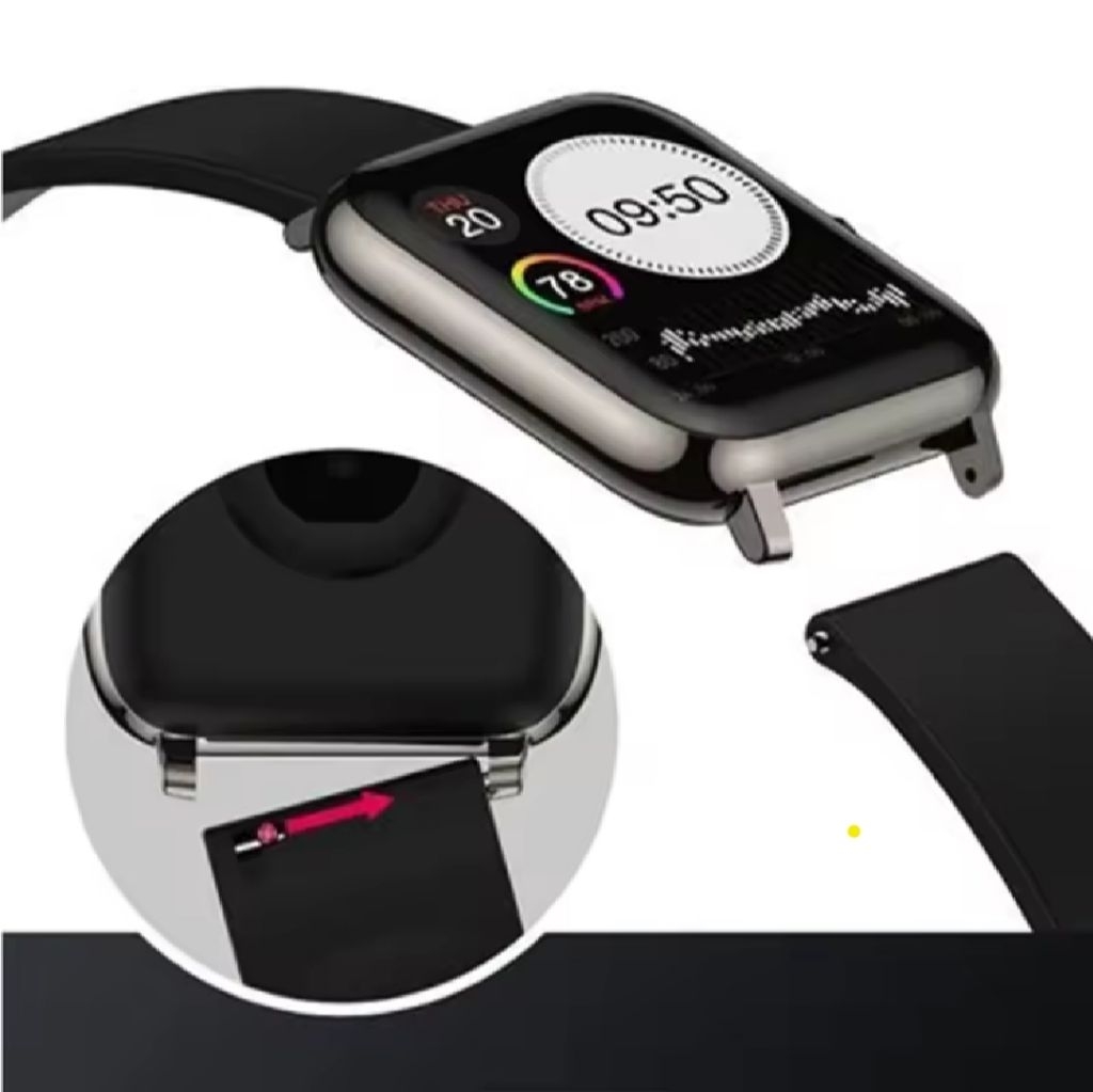16mm 18mm 20mm 22mm Quick Release Spring Bar Soft Silicone Watch Strap ...
