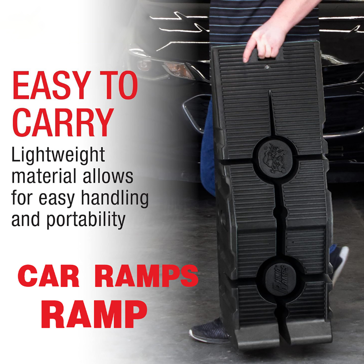 Car Ramps Heavy Duty Durable Plastic Car Ramp Car Vehicle Truck ...