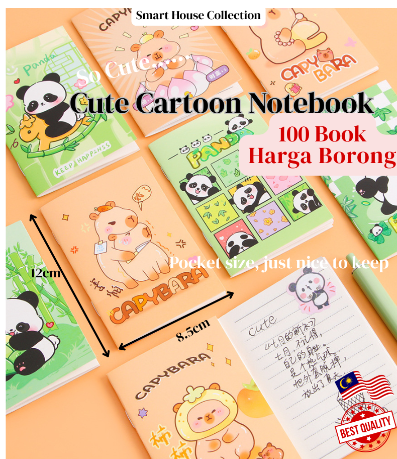 (100pcs) Notebook Cute Mini Notebook/ Mini Gift Cute/ Diary Book Note ...