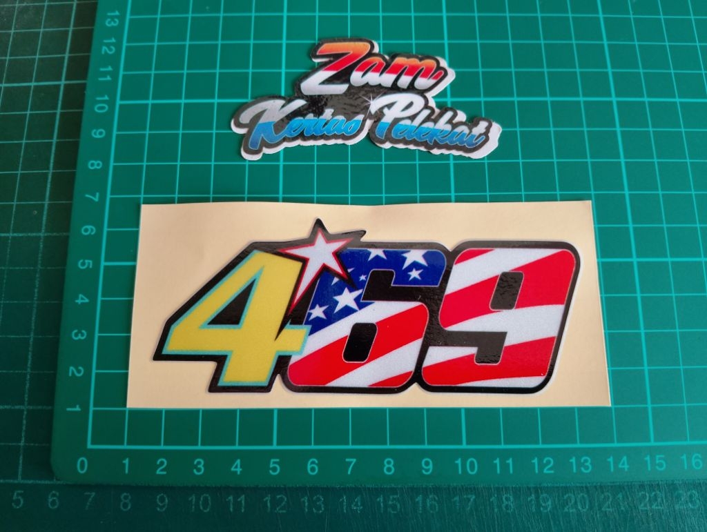 STICKERS 469 ROSSI VR46 THE DOCTOR STICKER PRINT LAMINATED STICKER ...
