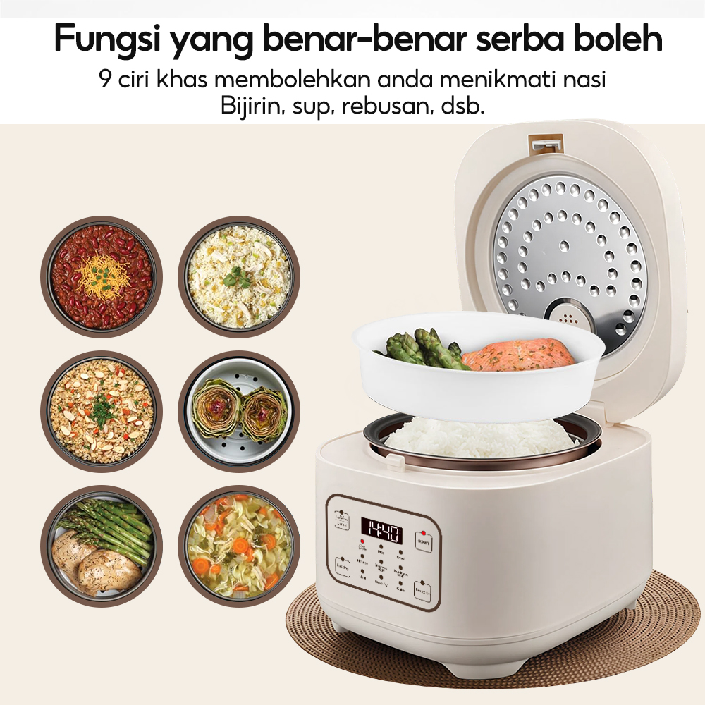 Simmo Premium Rice Cooker LED Smart Screen Display Household ...
