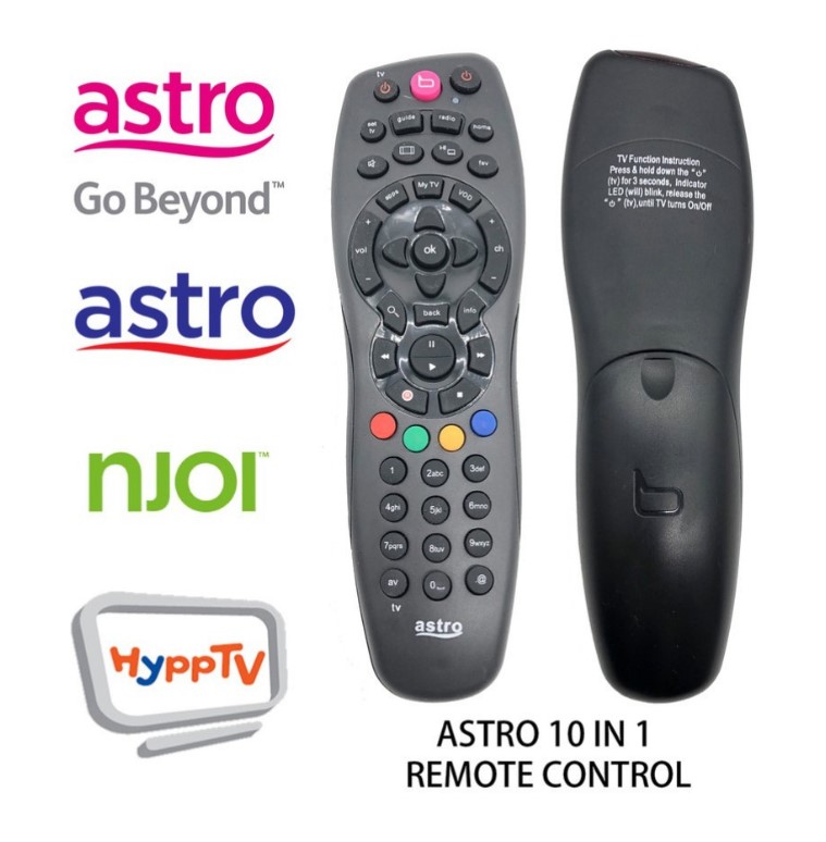 10in1 ASTRO Remote Control for TV HYPP/BYOND/PVR/NJOI/Old Model REMOTE ...