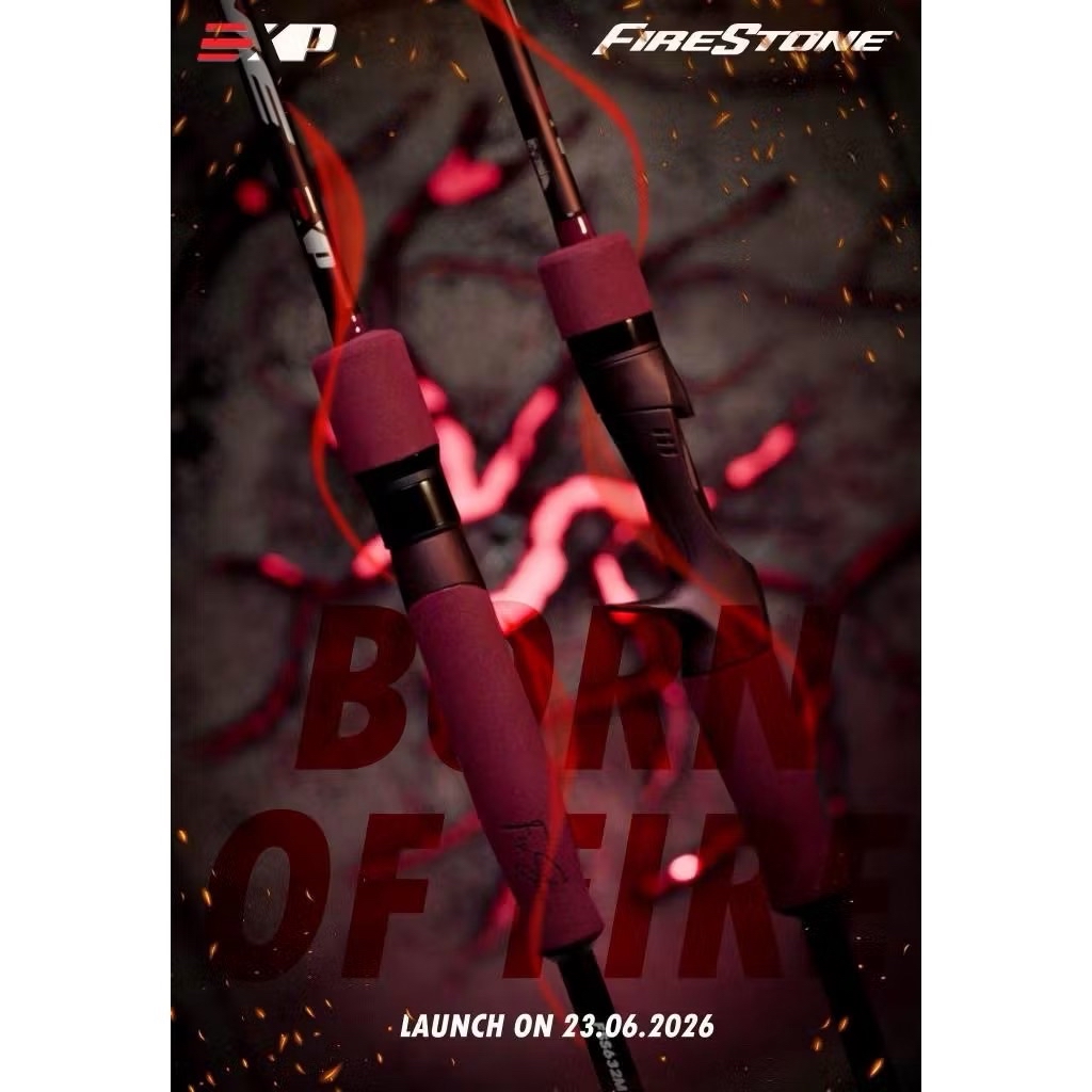 EXP FIRESTONE FISHING ROD LATEST PREMIUM SPINNING/ BAITCASTING FISHING ...