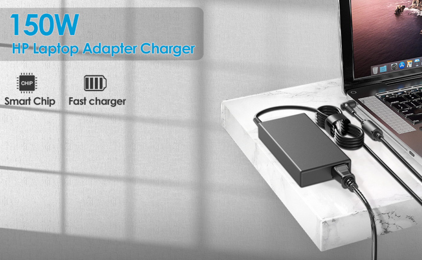 Alimentatore HP Originale 150W 19.5V 7.7A Per ZBook 15/17 G1 G2 (usato, Testato)