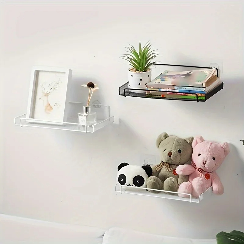 Home Organizer Router Rack Remote Control Shelf Wall Mount TV Set-top ...