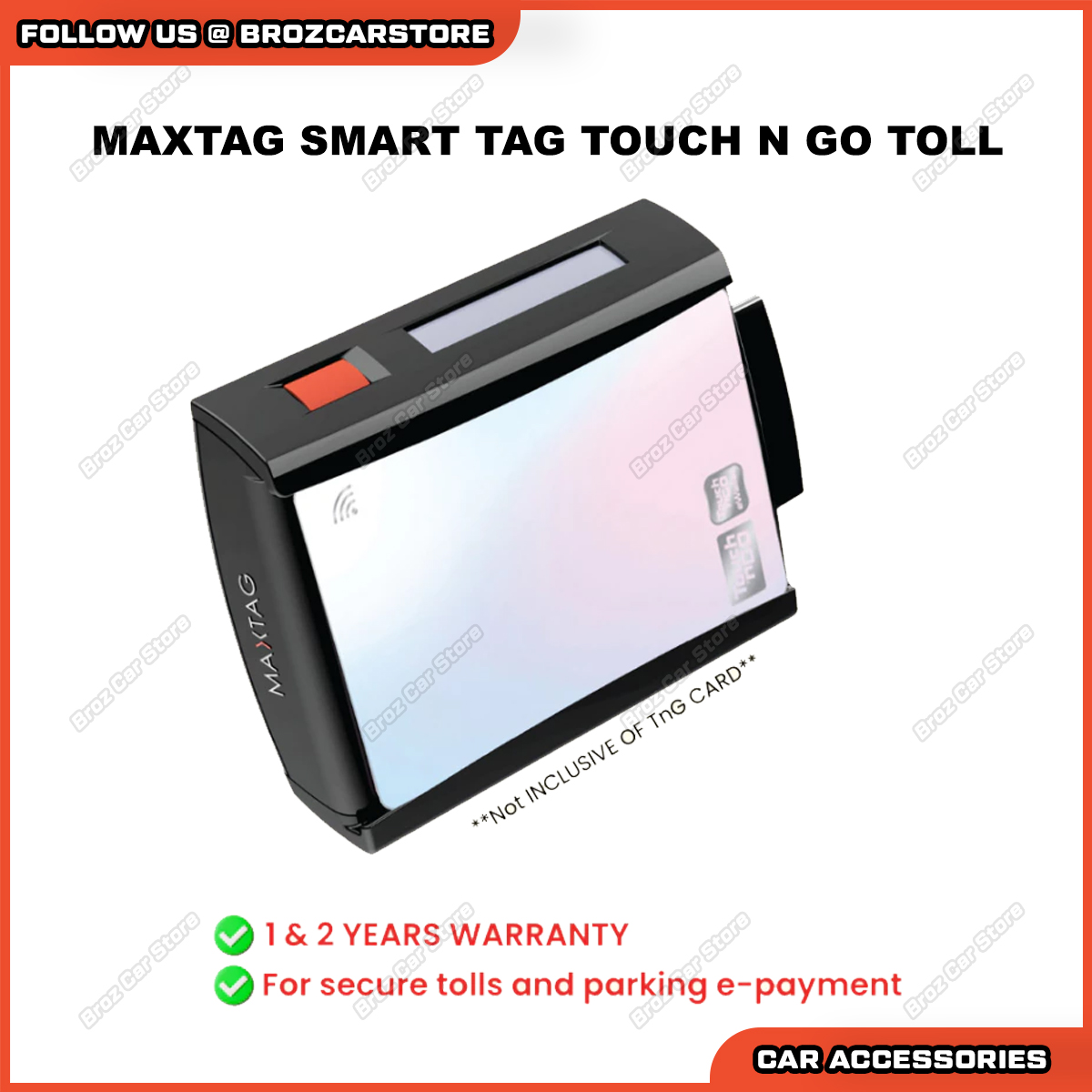 🔖 MaxTag Smart Tag Black Edition – Pembaca Tol Touch n Go Infrared ...