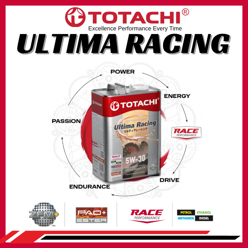 TOTACHI JAPAN ENGINE OIL 5W30 Ultima Racing Oil [Fully Imported ...