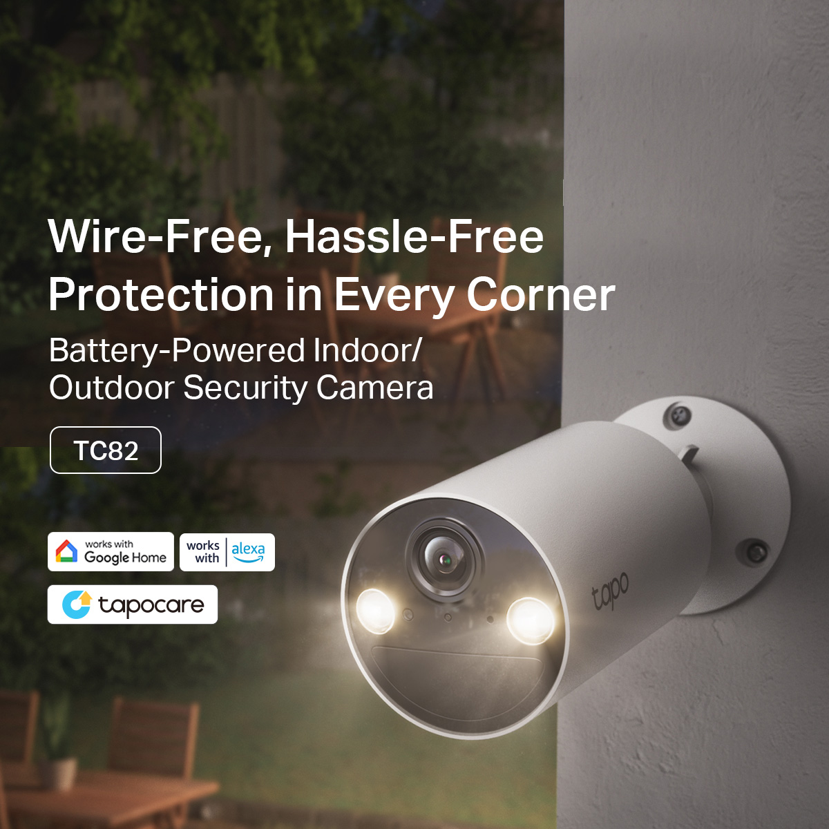 【SIRIM】TP-Link Tapo TC82 KIT 2K 3MP Wireless CCTV Solar Camera Outdoor ...