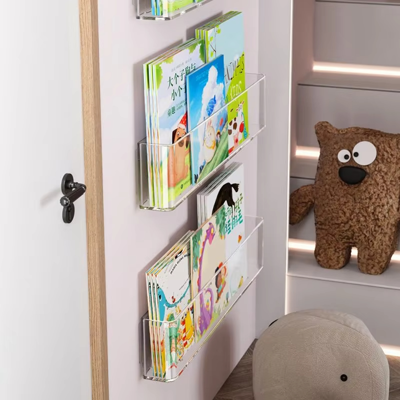 Kids Book Shelf Rack Book Rack Magazine Rack Book Organizer Hole Free ...