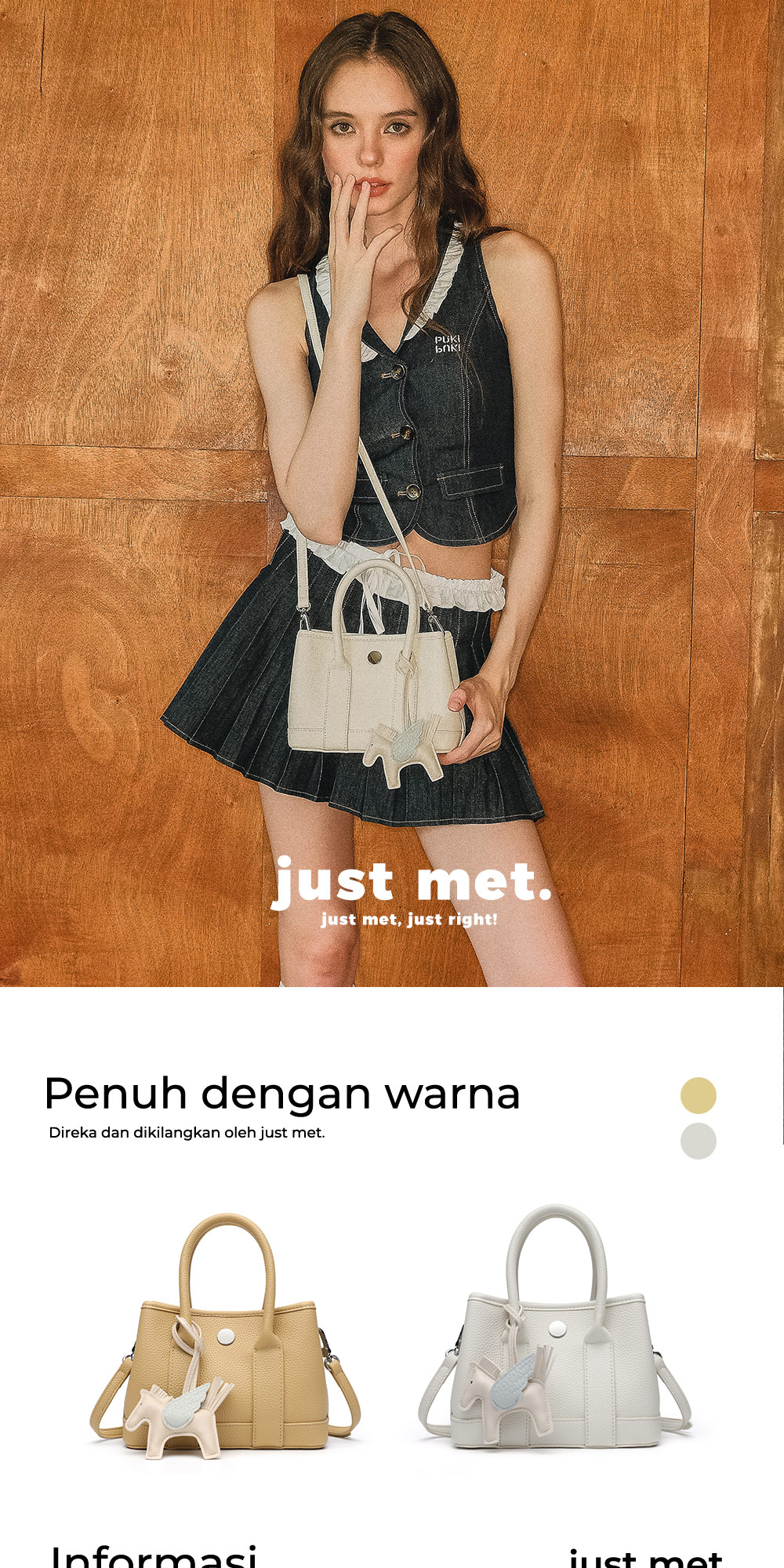 just met precious garden elegant style beg perempuan 2025 classic ...