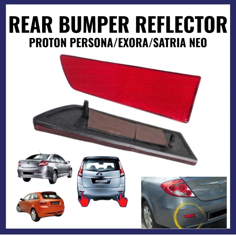 Lampu Reflektor Bumper Belakang Proton Exora Persona Gen2 Satria Neo ...