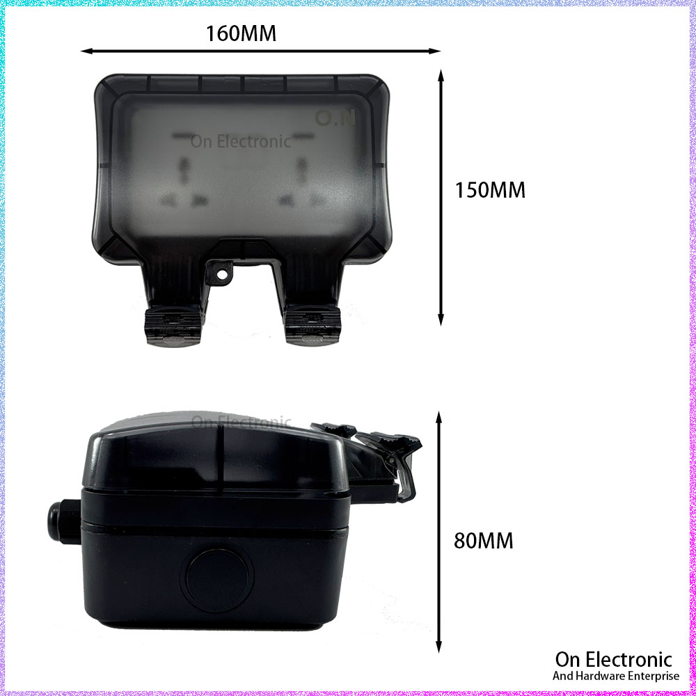 2 Gang Universal Multi Switch Socket HEAVY DUTY TRAILING EXTENSION ...