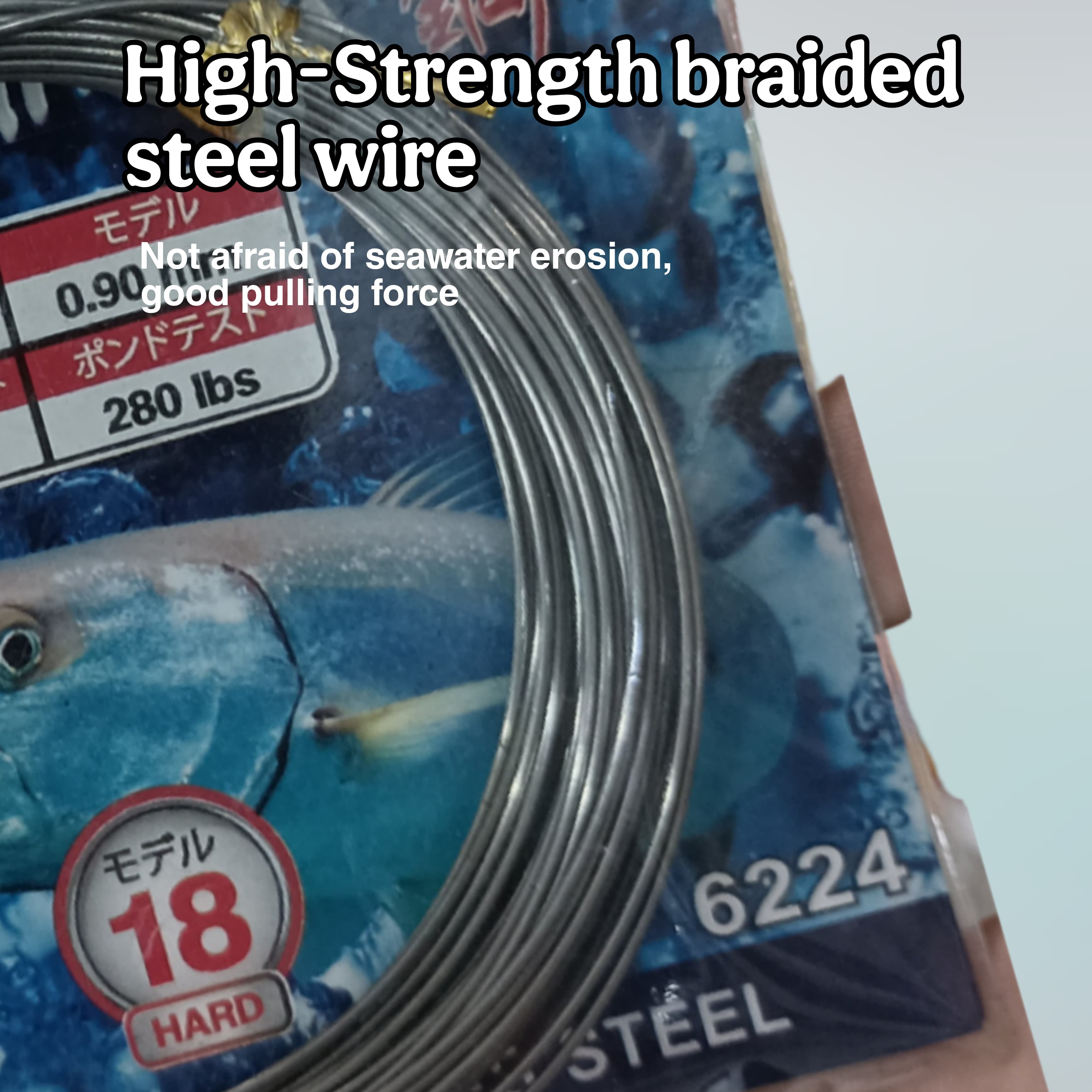 SUZI-O SOFT/HARD POWER WIRE-EX FISHING 6225/6224 10YDS STAINLESS STEEL ...