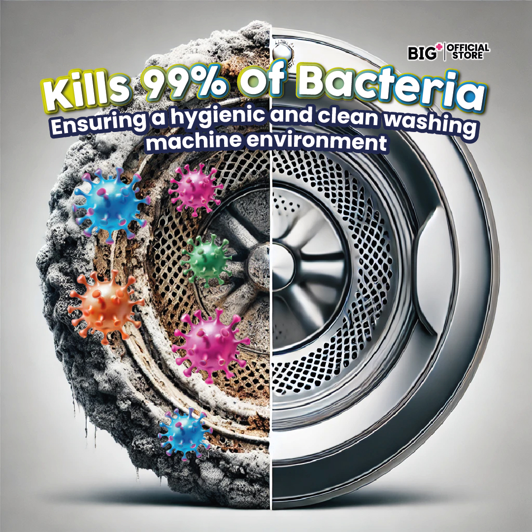 BIG+ Active Clean Washer Cleaner Laundry Washing Machine Cleaning