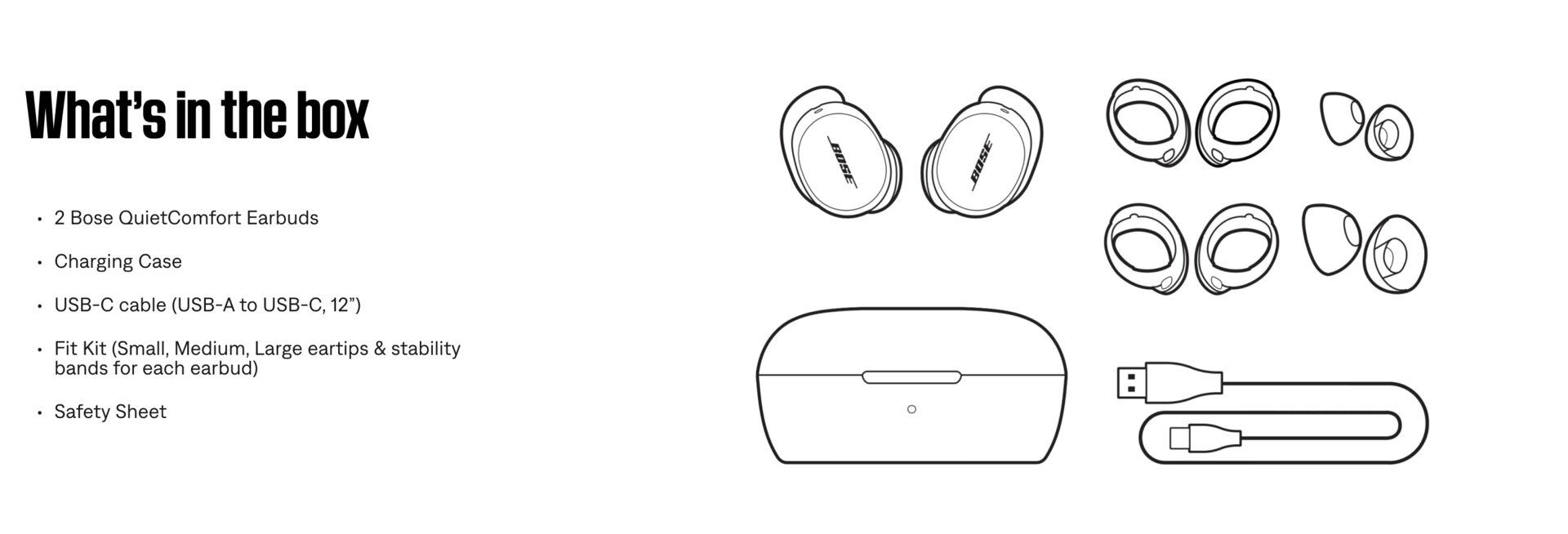 (NEW) Bose QuietComfort Earbuds